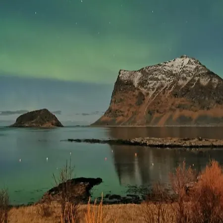 Mannen Panorama Lofoten Alpesi faház Offersoya